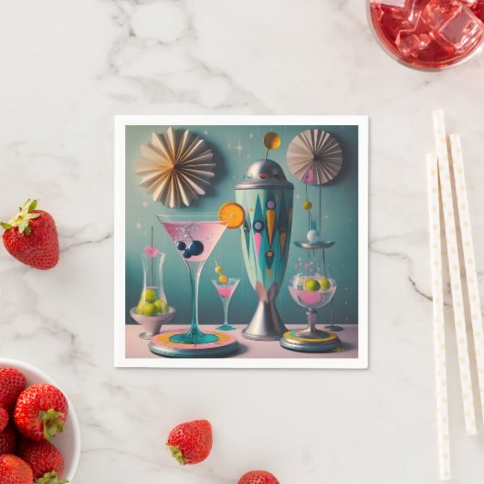 Atomukleumentwicklungszeit aus dem Mittelalter Serviette (Beispiel)