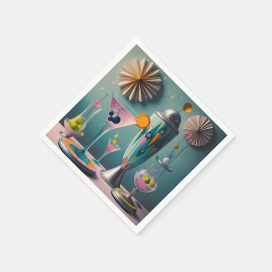 Atomukleumentwicklungszeit aus dem Mittelalter Serviette (Ecke)