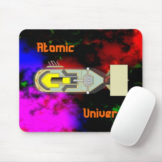 Atomuniversum Mousepad (Mit Mouse)