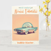 Atomwaffenfuturistisches Blasen-Blaster-Auto Karte (Gelbe Blume)