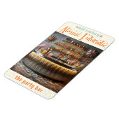 Atomwaffenfuturistisches Party-Bar Mitte des Jahrh Magnet (Linke Seite)