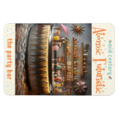 Atomwaffenfuturistisches Party-Bar Mitte des Jahrh Magnet (Horizontal)