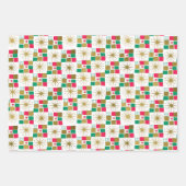 Atomweihnachtsfest  geschenkpapier set (Vorderseite 2)