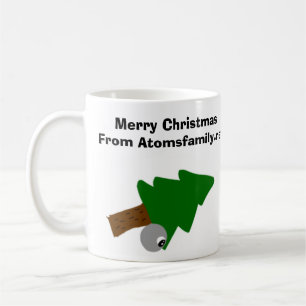 Atomweihnachtsschalenentwurf Kaffeetasse