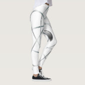 Atomweiße Leggings (Rechts)