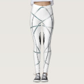 Atomweiße Leggings (Vorderseite)