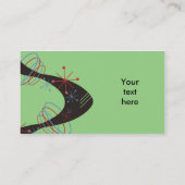 Atomwelle, Visitenkarteschablone Visitenkarte (Rückseite)