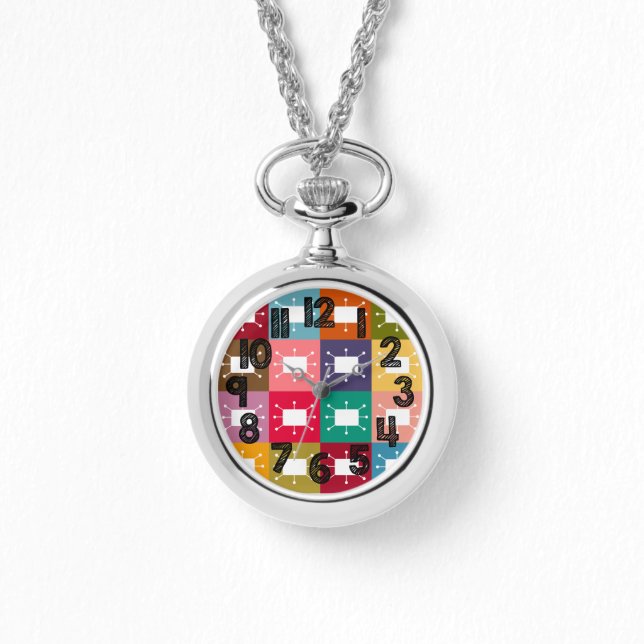 Atomwinkel Armbanduhr (Vorderseite)