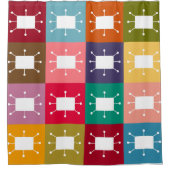 Atomwinkel Duschvorhang (Vorderseite)