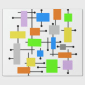 Atomwinkel Geschenkpapier (Flach)