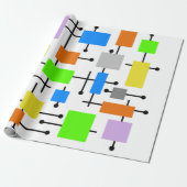 Atomwinkel Geschenkpapier (Ungerollt)