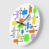 Atomwinkel Große Wanduhr (Winkel)