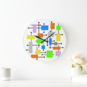 Atomwinkel Große Wanduhr (Zuhause)