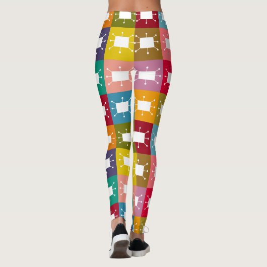 Atomwinkel Leggings (Rückseite)