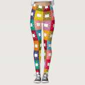 Atomwinkel Leggings (Vorderseite)