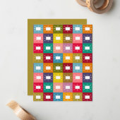 Atomwinkel Mitteilungskarte (Vorderseite/Rückseite Beispiel)