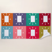 Atomwinkel Strandtuch (Vorderseite)