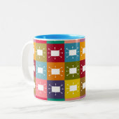 Atomwinkel Zweifarbige Tasse (Vorderseite Links)