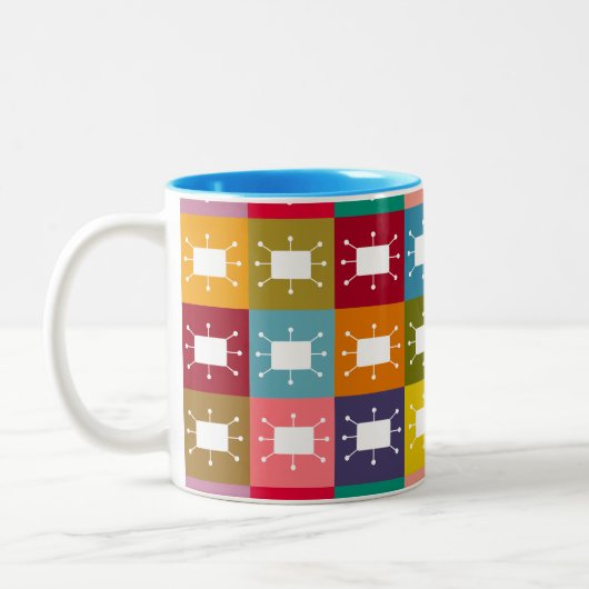 Atomwinkel Zweifarbige Tasse (Links)