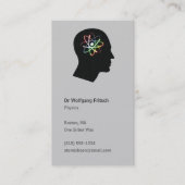 Atomwissenschaftler des verstand| visitenkarte (Vorderseite)