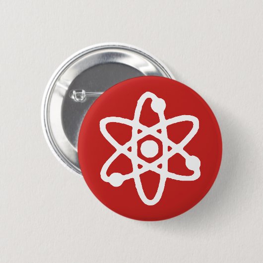 Atomwissenschafts-Button Button (Vorne & Hinten)