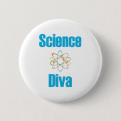 Atomwissenschafts-Diva Button (Vorderseite)