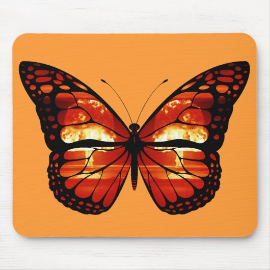 Atomwolkenschmetterlingsmousepad Mousepad (Vorne)
