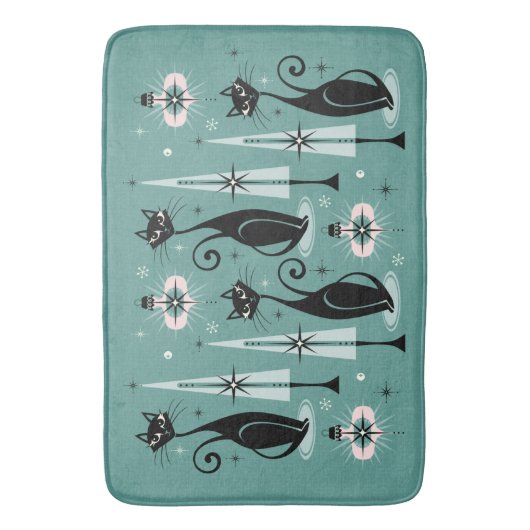 Atomy Kitty Christmas ©studioxtin Badematte (Vorderseite Vertikal)