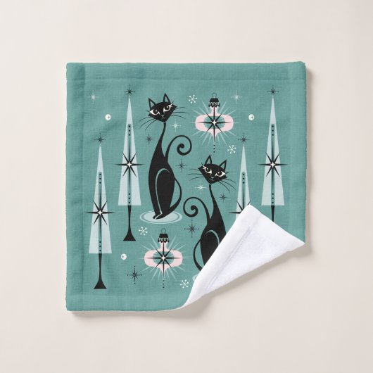 Atomy Kitty Christmas ©studioxtin Badhandtuch Set (Waschlappen)