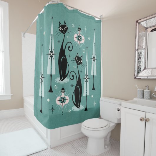 Atomy Kitty Christmas ©studioxtin Duschvorhang (Beispiel)