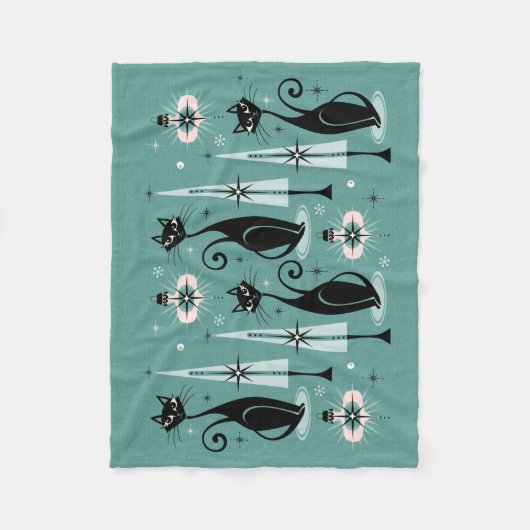 Atomy Kitty Christmas ©studioxtin Fleecedecke (Vorderseite)