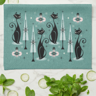 Atomy Kitty Christmas ©studioxtin Geschirrtuch