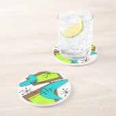 Atomzeit  Boomerang Design Untersetzer (Seite)