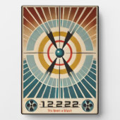 Atomzeitalter aus der Mitte des Jahrhunderts war e Fotoplatte (Vorderseite)