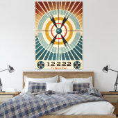 Atomzeitalter aus der Mitte des Jahrhunderts war e Leinwanddruck (Insitu (Schlafzimmer))