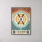 Atomzeitalter aus der Mitte des Jahrhunderts war e Leinwanddruck (Vorderseite)