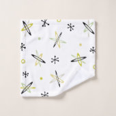 Atomzeitalter Badhandtuch Set (Waschlappen)