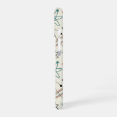 Atomzeitalter der 1950er Jahre - Muster des Mittel iPhone 16 Hülle (Linke Seite)