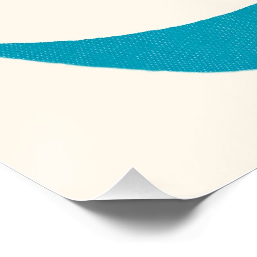 Atomzeitalter der Retro-Mitte 20 Abstrakt Poster (Ecke)