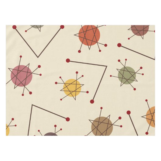 Atomzeitalter Herbst Tischdecke (Vorderseite (Horizontal))