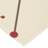 Atomzeitalter Herbst Tischdecke (Schrägansicht)