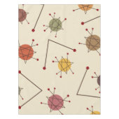 Atomzeitalter Herbst Tischdecke (Vorderseite)