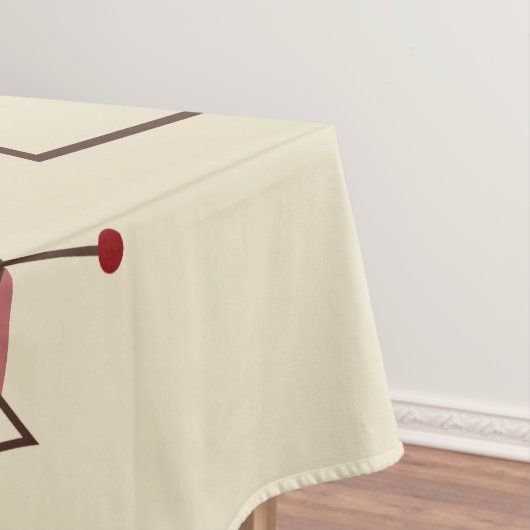 Atomzeitalter Herbst Tischdecke (Beispiel)