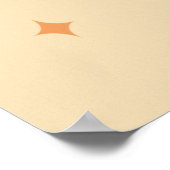 Atomzeitalter im Retro-Zeitalter Mitte des Jahrhun Poster (Ecke)