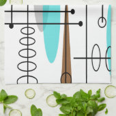 Atomzeitalter Inspiriert Entwurf des Mittelalters Handtuch (Gefaltet)