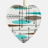 Atomzeitalter Inspiriert Entwurf des Mittelalters  Keramikornament (Rechts)