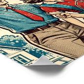 Atomzeitalter-Kryptid-Warnplakat Poster (Ecke)