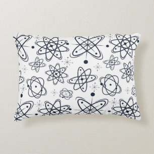 Atomzeitalter: Mid-Century-Modern-Muster Dekokissen