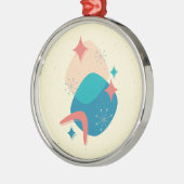 Atomzeitalter Mitte Abstrakt 17 Ornament Aus Metall (Links)