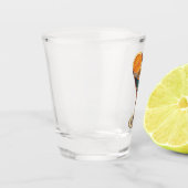 Atomzeitalter Mitte des Jahrhunderts futuristisch Schnapsglas (Links)